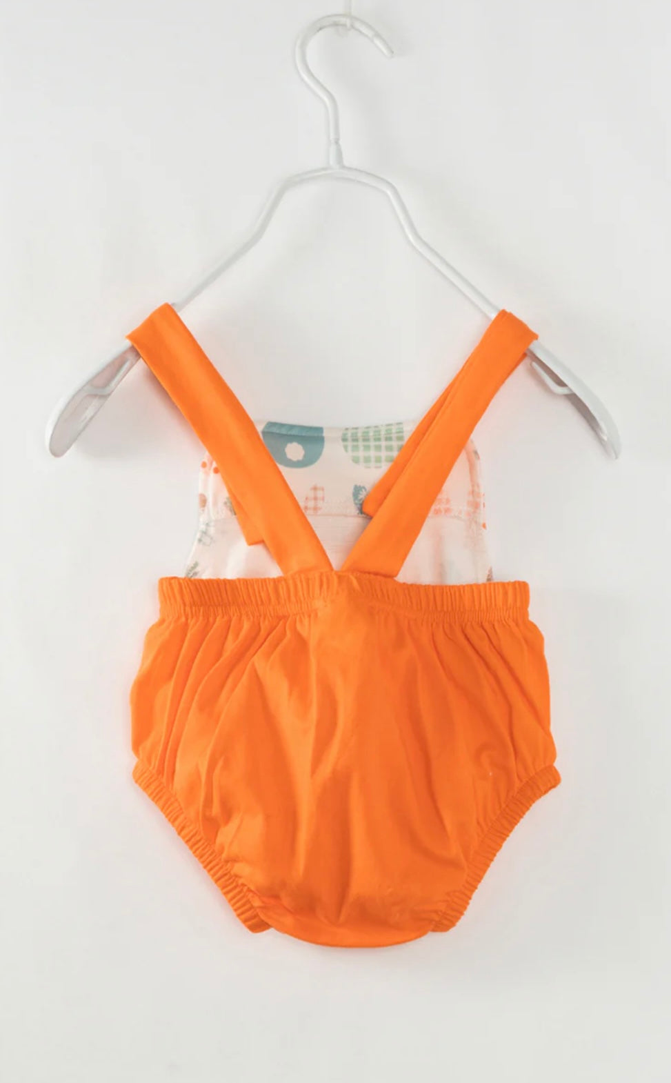 Easter Orange Carrot Bunny Baby Boy Romper