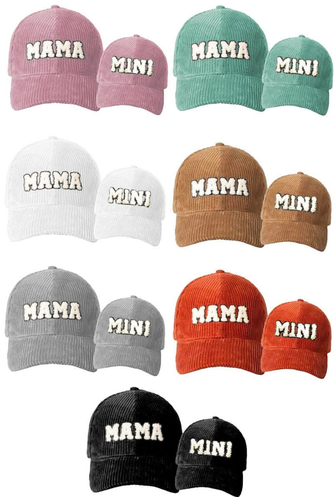 Mama & Mini Corduroy Hat