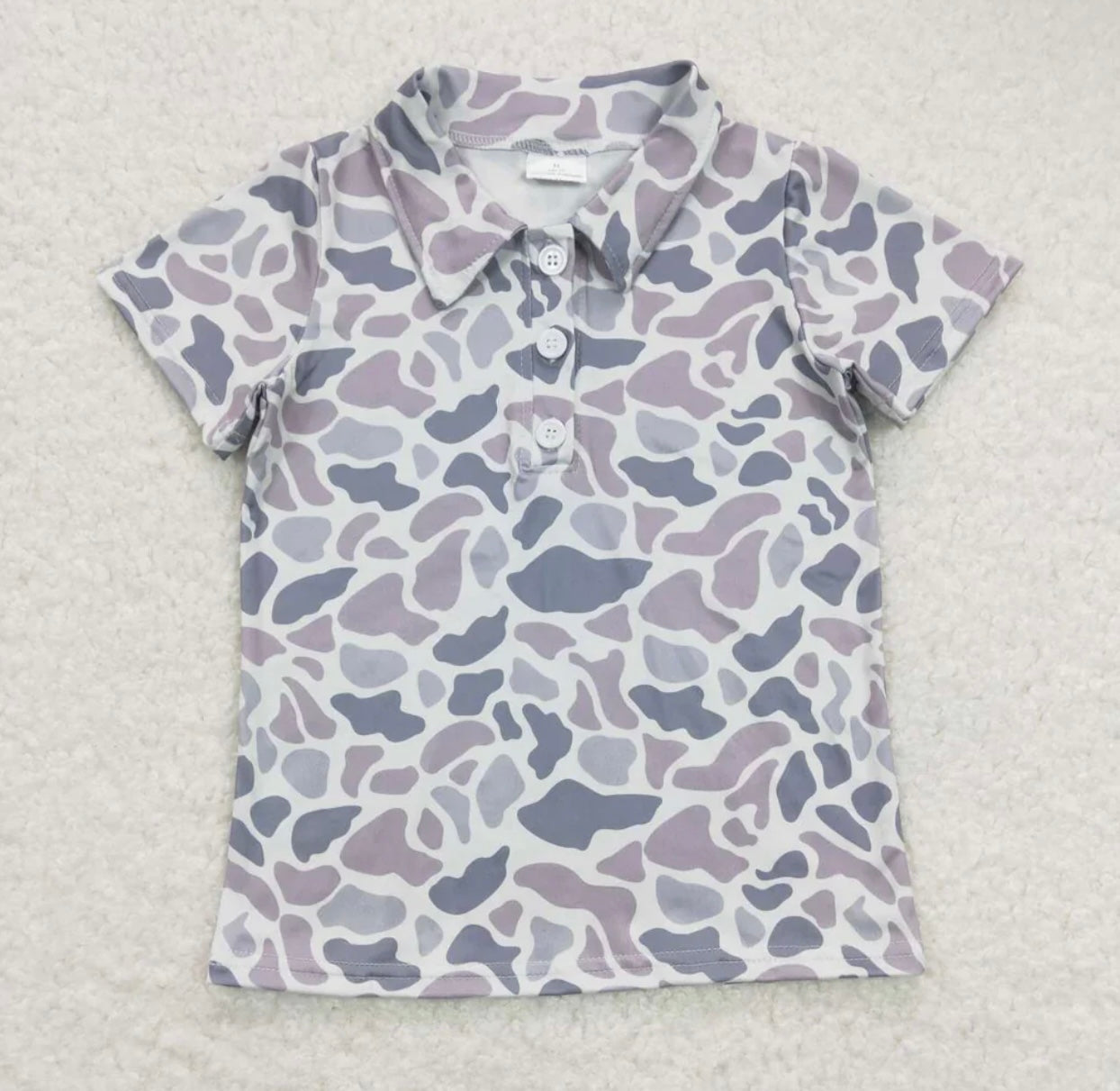 Men’s Camo Collared Shirt