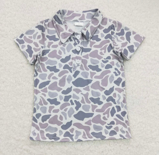 Men’s Camo Collared Shirt