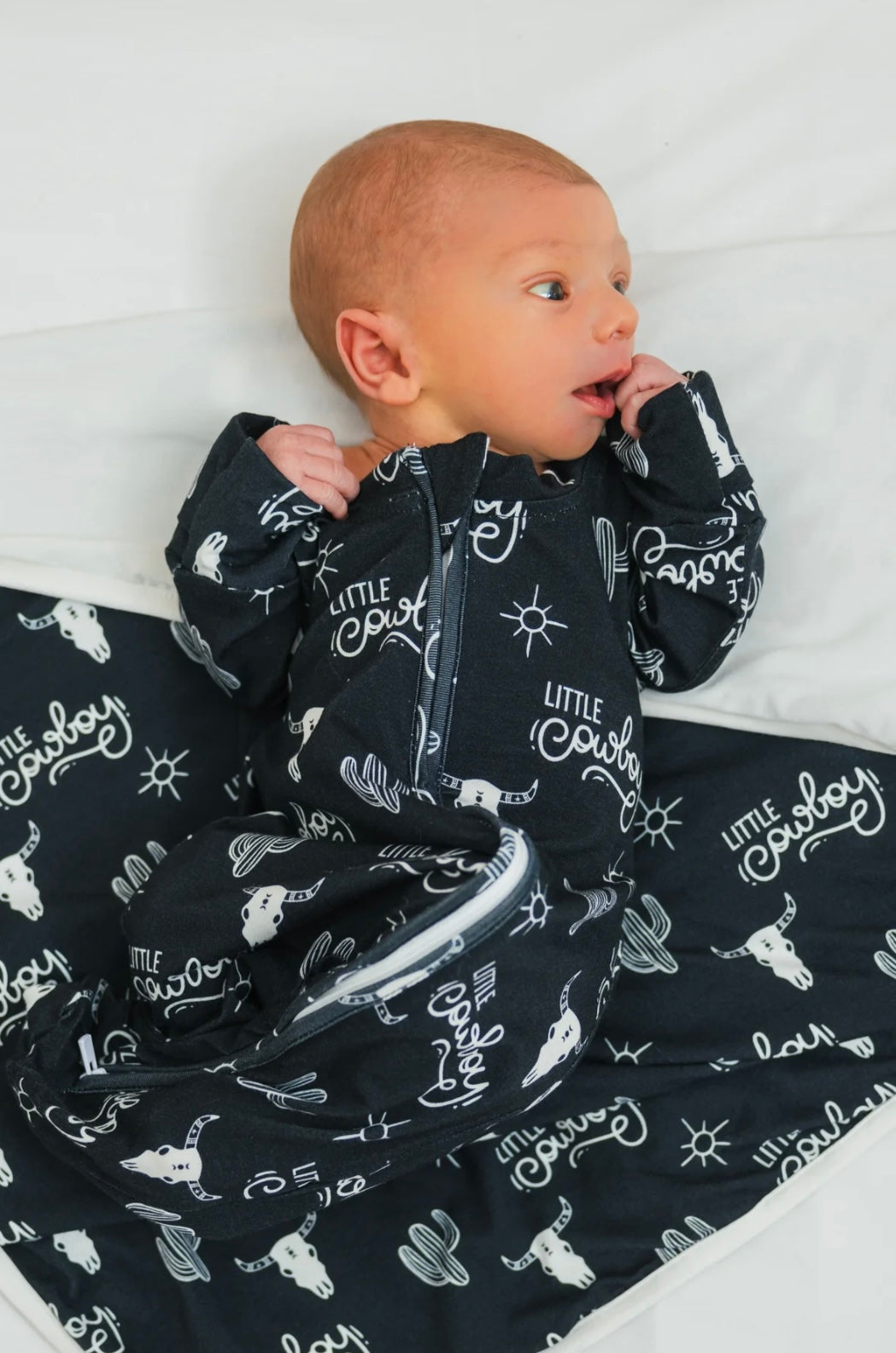 Bamboo “Little Cowboy” Boy Onsie