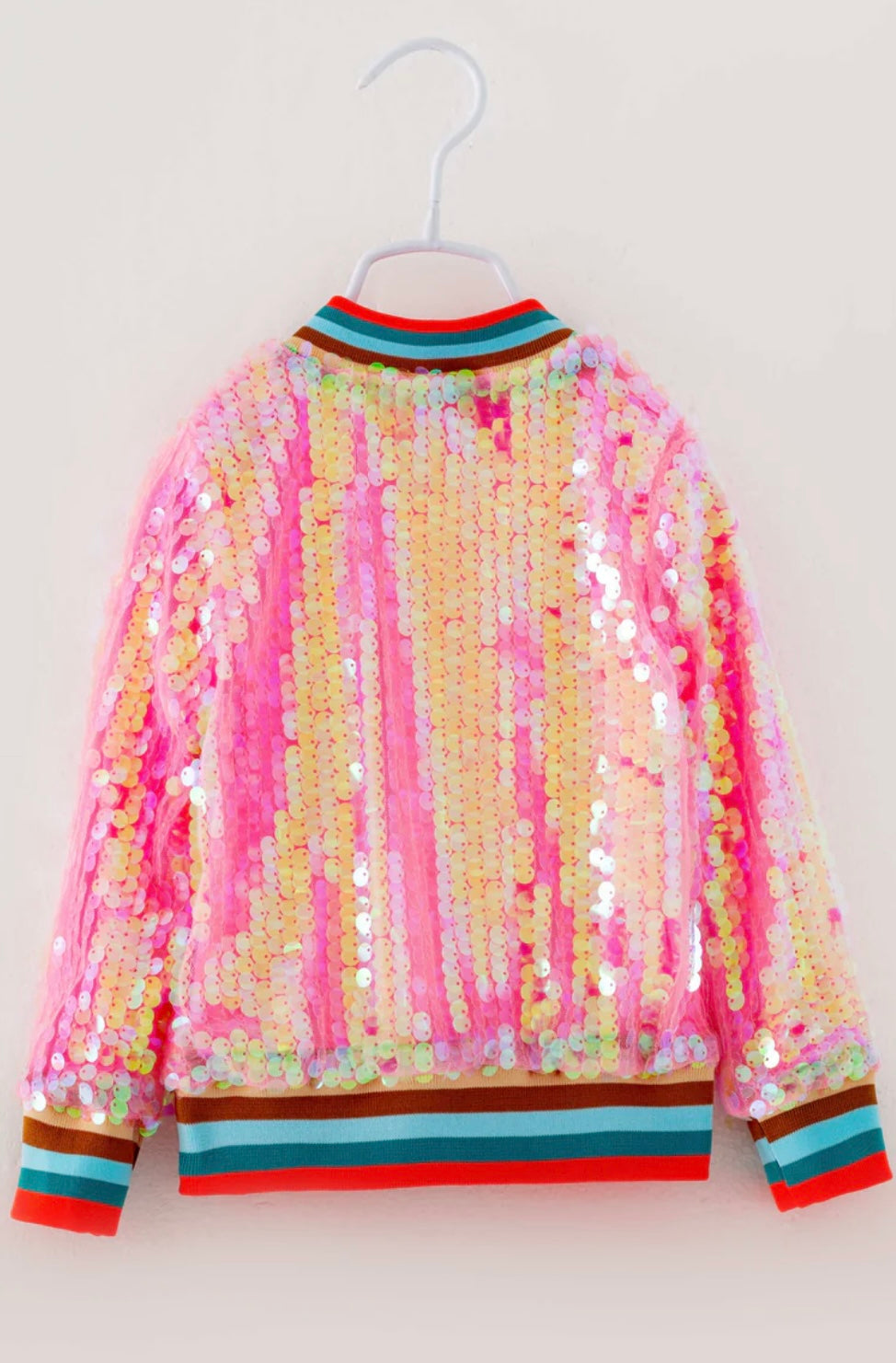 Pink Sequin Girl Jacket