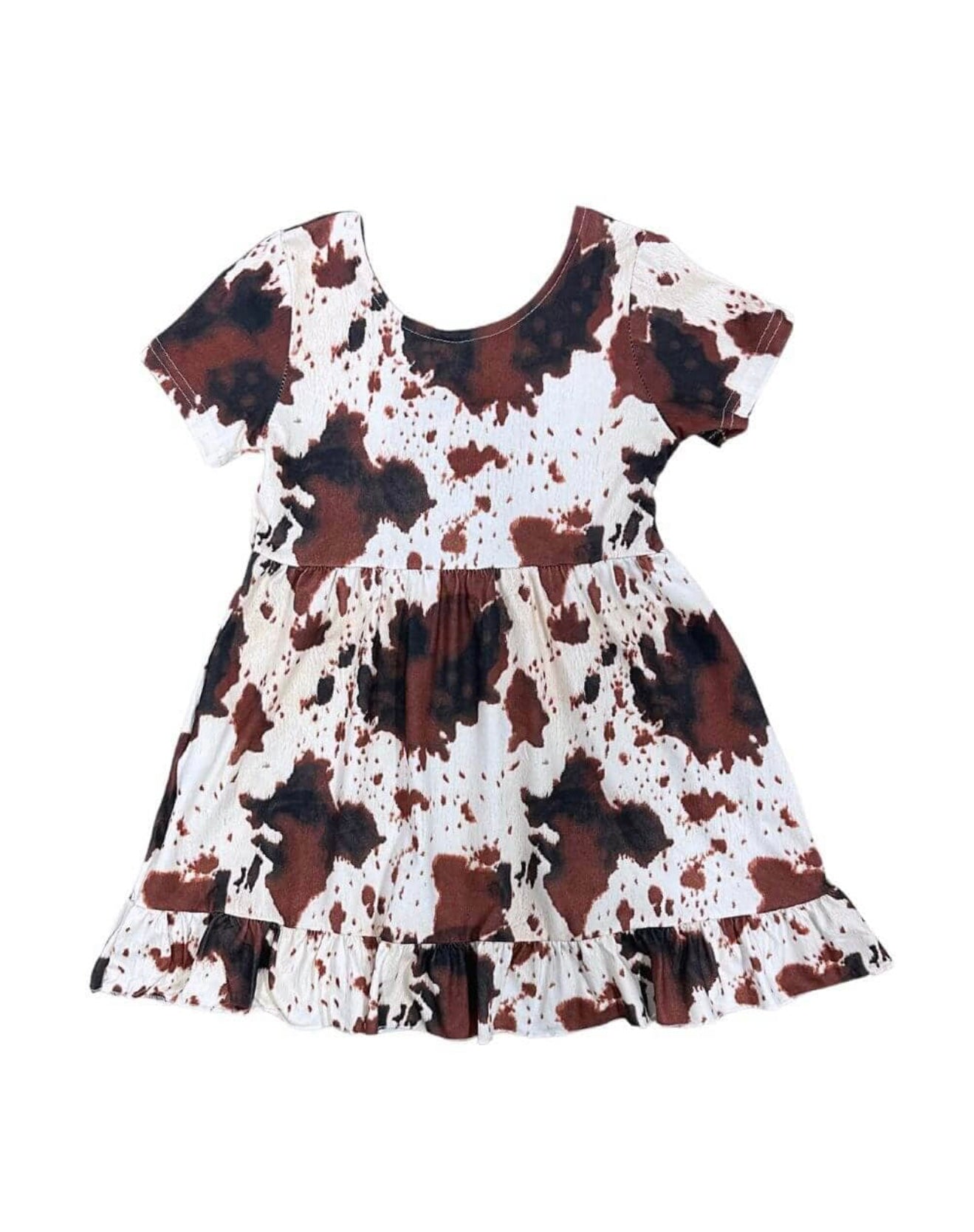 Brown Cow Girls Short Sleeve Dress